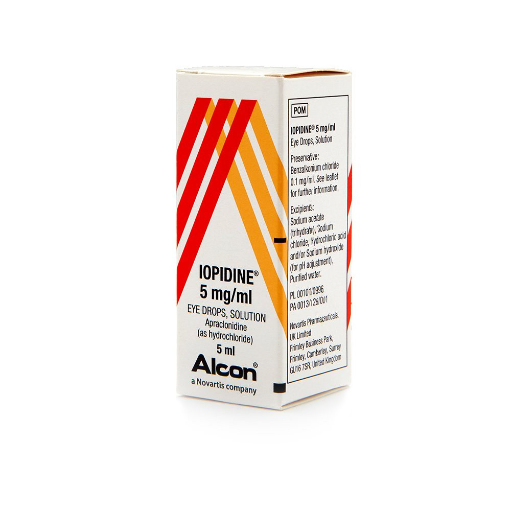 Apraclonidine eye drops